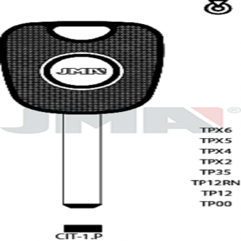 LLAVE ALPACA S/ TRANSPONDER TP00CIT-1P